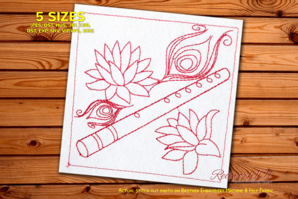 Flute Embroidery Design Review for Holiday Collections