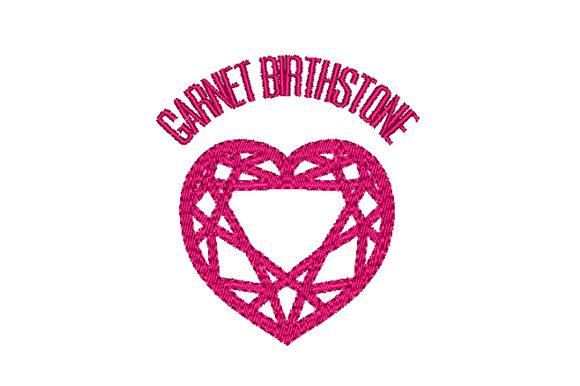 Garnet Birthstone Faceted Heart: A Designer’s Review
