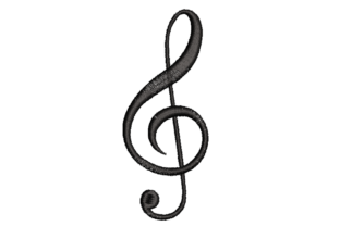Music Clef: A Festive Stitch for Holiday Crafts
