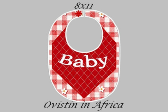 Review: Baby Red Gingham Adorable Bib Design