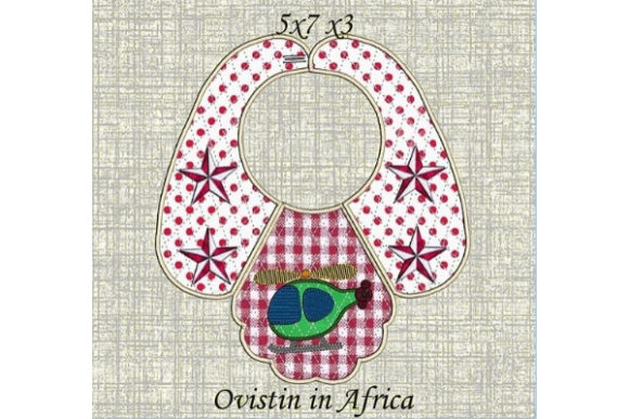 Review: Cute Helicopter Baby Bib for Small Hoops