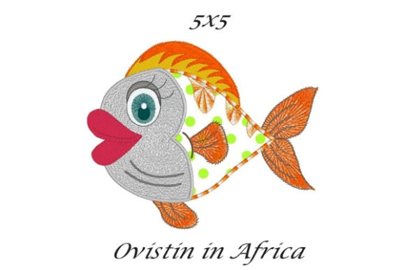 Review: Green Dotted Sassy Applique Fish for Apparel