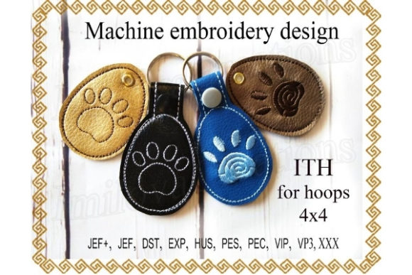 Review: Key Fob Paw Snap Tab Key in the Hoop