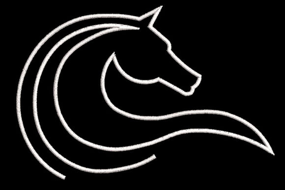 Review: Minimalistic One Line Horse for Modern Embroidery