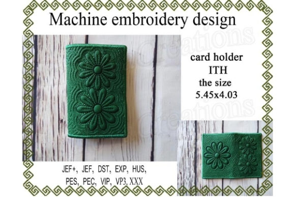 Reviewing ITH Card Holder - Flower for Boutique Apparel