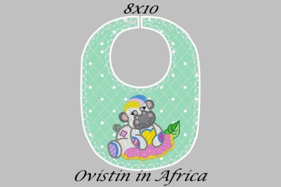 Reviewing the Cute Green Baby Hippo Bib Design