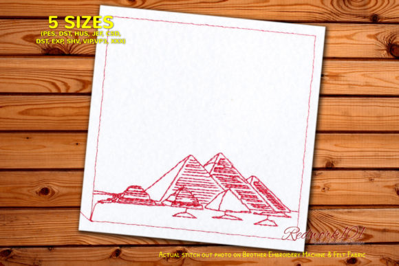 Reviewing The Great Pyramid of Giza Redwork